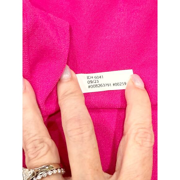 Express Neon Berry Pink Reversible Silky Soft Sweater Size XS NWT - Picture 9 of 9